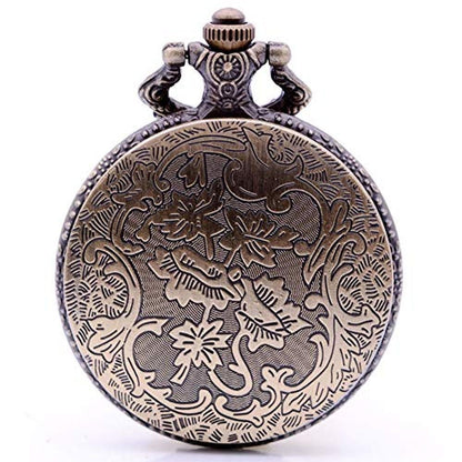 Antique Quartz Pocket Watch: Ddjbdb Cosplay Super Hero – Side View