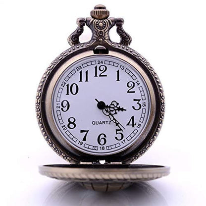 Antique Quartz Pocket Watch: Ddjbdb Cosplay Super Hero – Close-up Detail