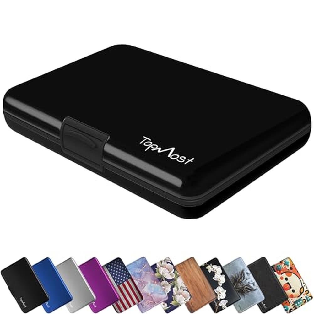 TopMost Aluminum Wallet: Card Case Wallet – Front View