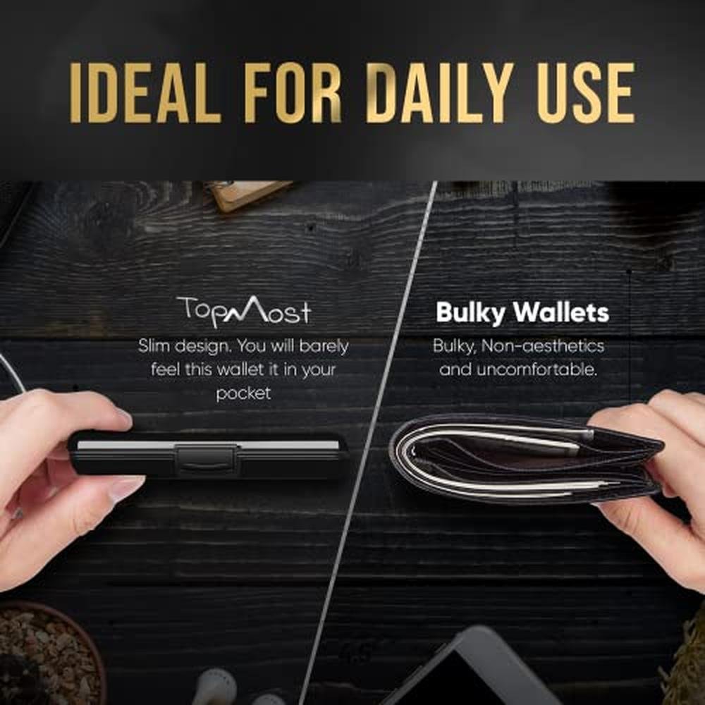 TopMost Aluminum Wallet: Card Case Wallet – Packaging