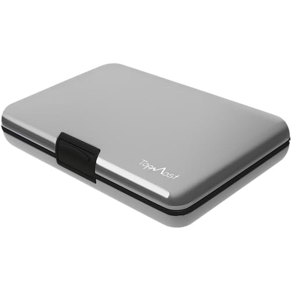 Wallet Topmost: Aluminum Wallet Card Case – Front View