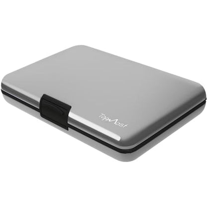 Wallet Topmost: Aluminum Wallet Card Case – Front View