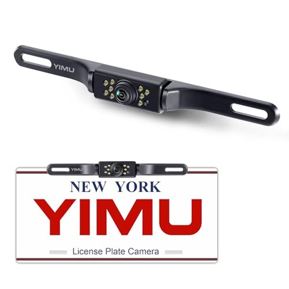 Rear Camera: YIMU Car Backup Camera with 7 LED Lights – Side View