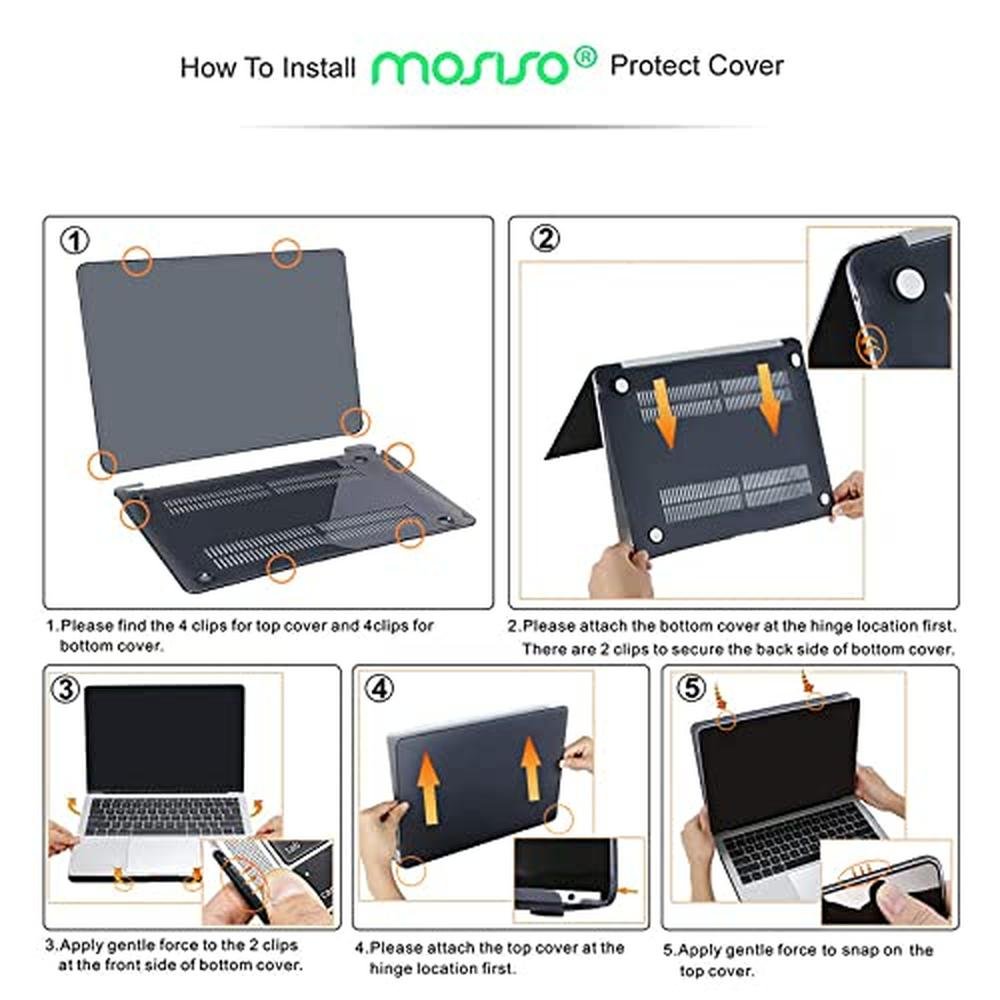 MacBook Air 13 Inch Case: MOSISO Compatible with M1 Chip – Close-up Detail
