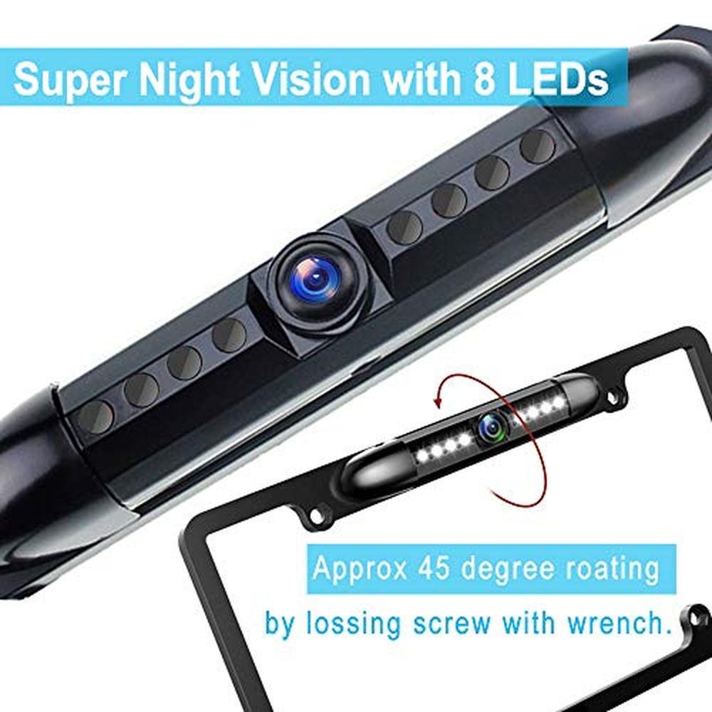 Backup Camera: GLK HD Night Vision Rear View Camera with 8 – Close-up Detail