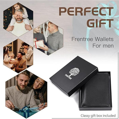 Men's Trifold Wallet: Nappa Leather 15 Card Slots RFID – Packaging
