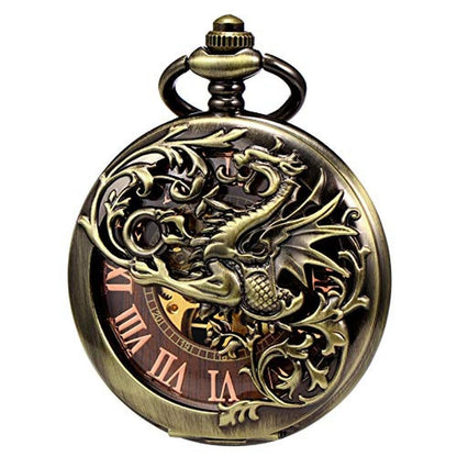 Pocket Treeweto: Treeweto Mens Antique Dragon Mechanical – Front View