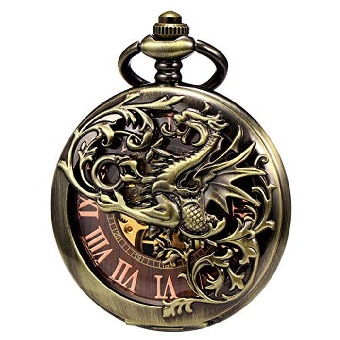 Pocket Treeweto: Treeweto Mens Antique Dragon Mechanical – Front View