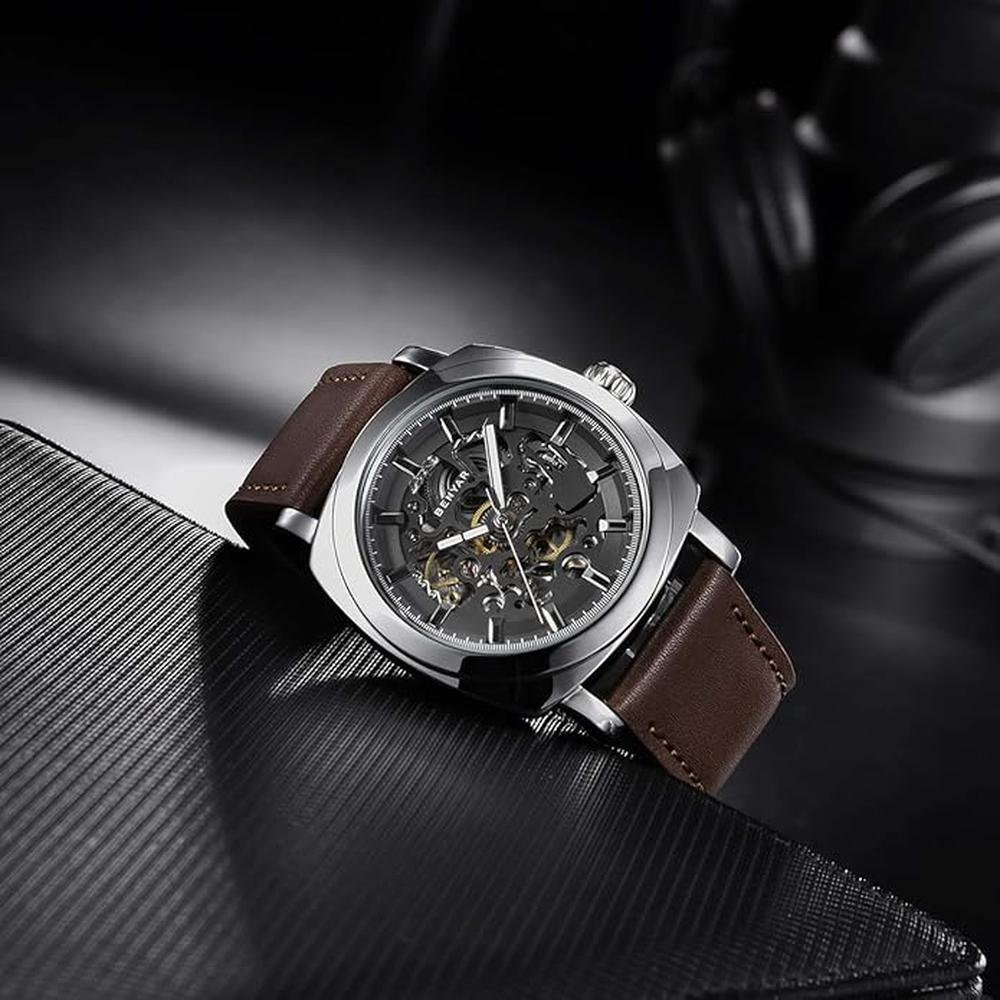 Benyar Automatic Watches for Men – Close-up Detail