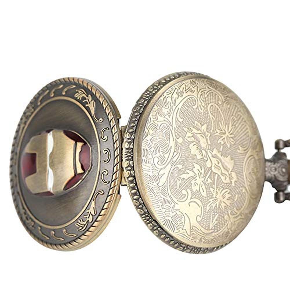 Pocket Watch: Ddjbdb Cool Super Hero Iron Man 3D Helmet – Packaging