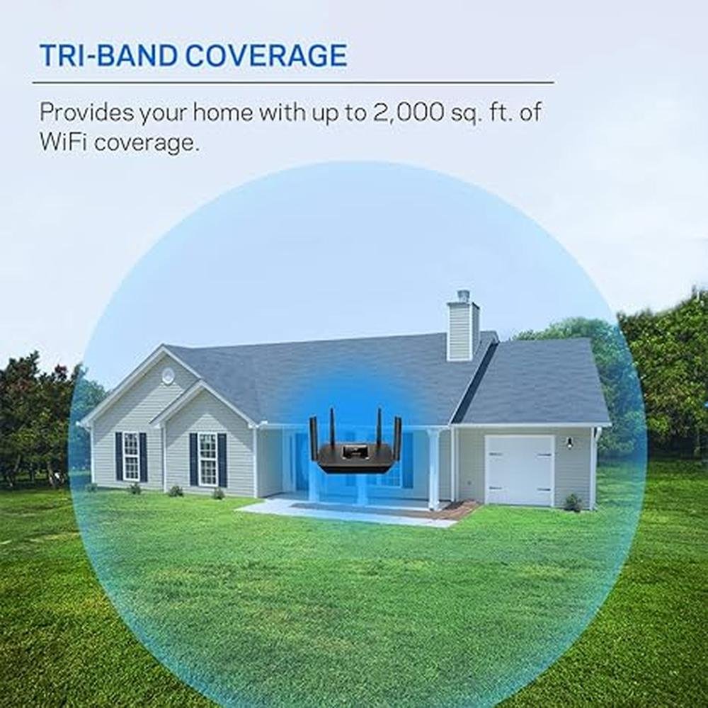WiFi Linksys: Linksys Mesh WiFi 5 Router Tri-Band 2 – Close-up Detail