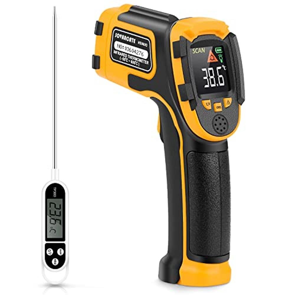 Thermometer Gun: SOVARCATE Infrared Thermometer Non-Contact – Front View