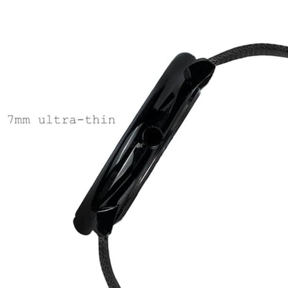 Mens Watches: Ultra Thin Minimalist Waterproof Fashion – Side View