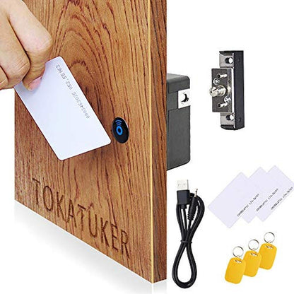 Cabinet Lock: Tokatuker Invisible Cabinet Lock Hidden NFC – Front View