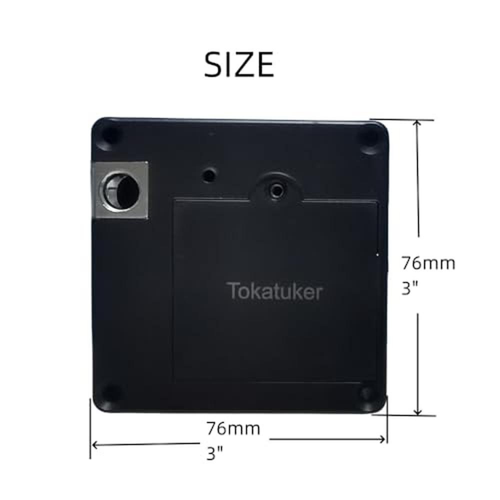 Cabinet Lock: Tokatuker Invisible Cabinet Lock Hidden NFC – Close-up Detail