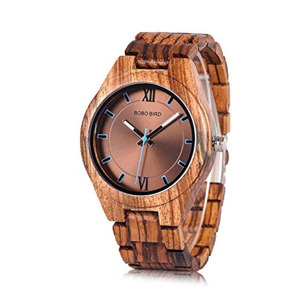 BOBO BIRD Special Design Mens Wooden Watches – Front View