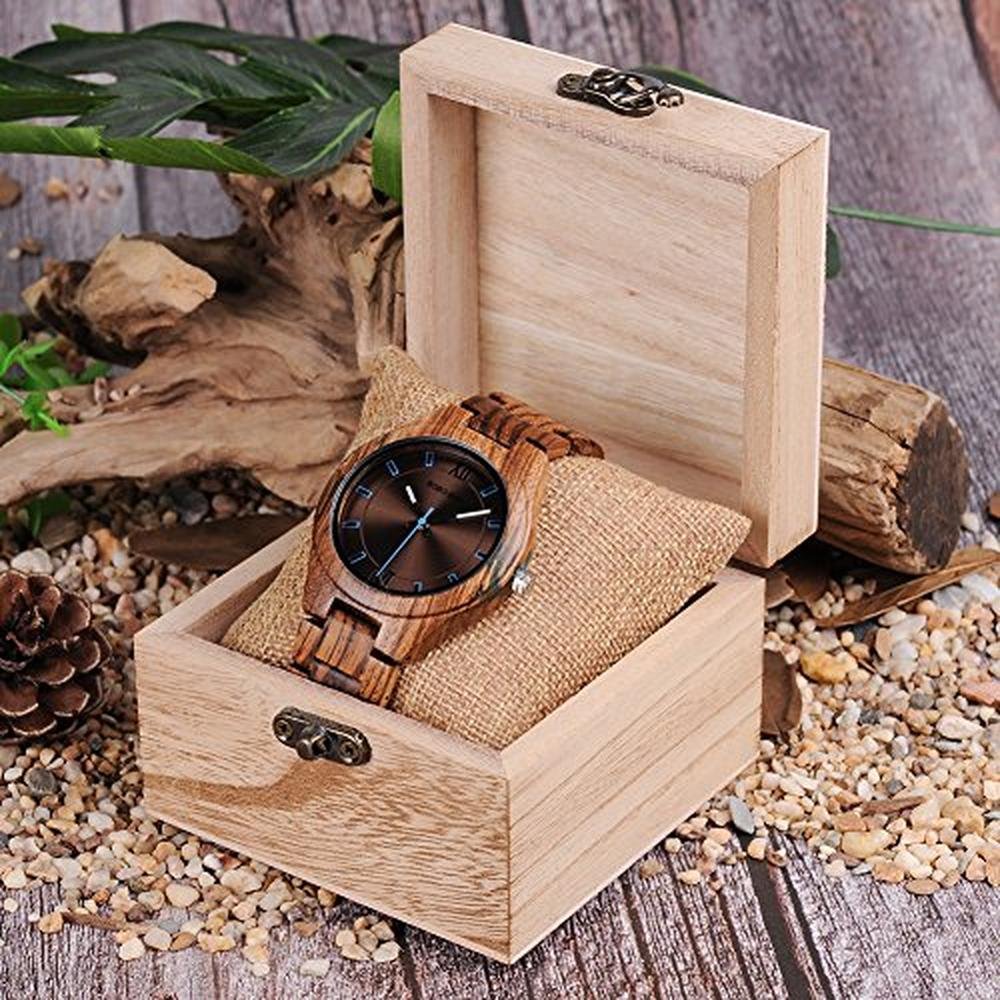 BOBO BIRD Special Design Mens Wooden Watches – Side View
