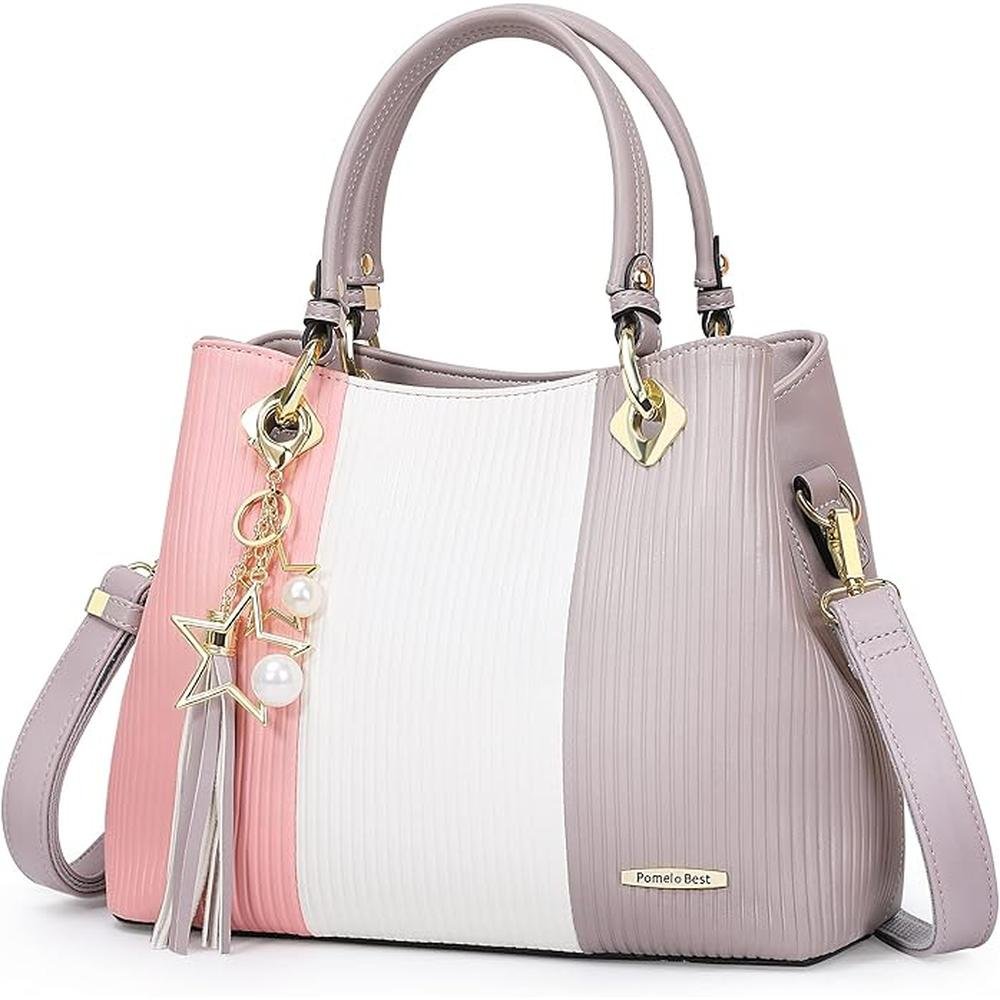 Handbags for Women with Multiple Internal Pockets in Pretty – Front View