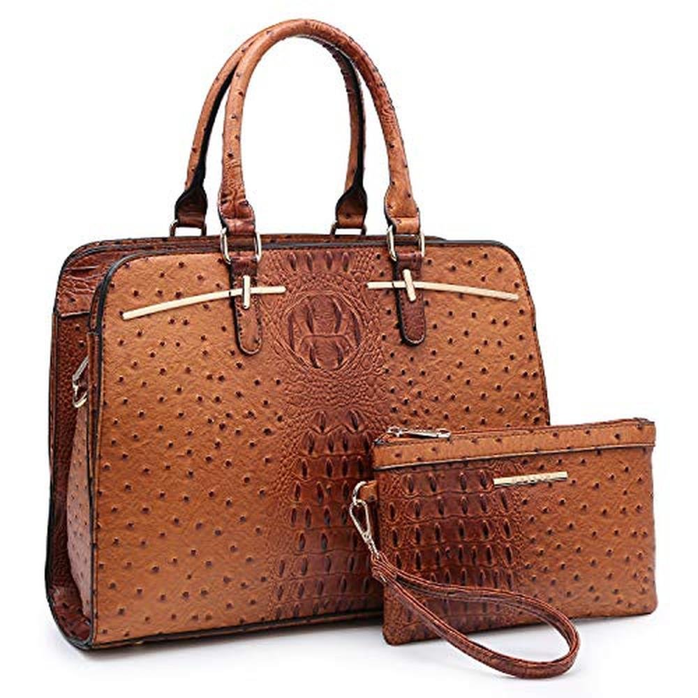 Women Handbag: Dasein Fashion 2-Piece Set – Front View