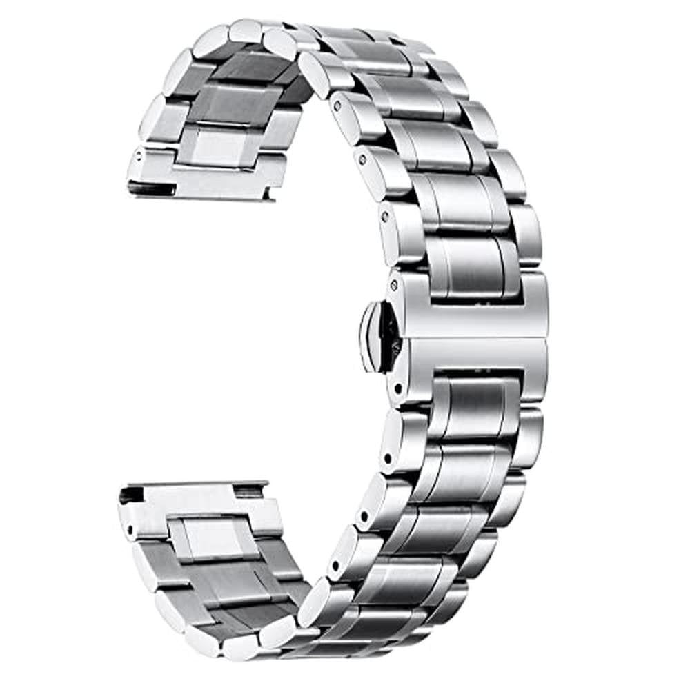 Watch Binlun: Binlun Stainless Steel Watch Bands Quick – Front View
