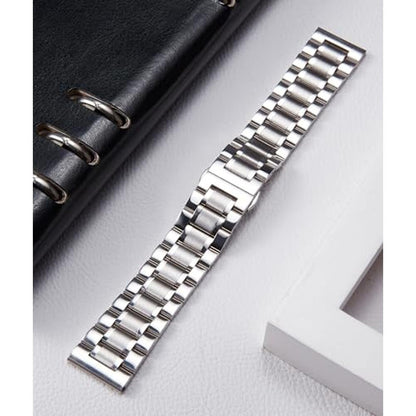 Watch Binlun: Binlun Stainless Steel Watch Bands Quick – Side View