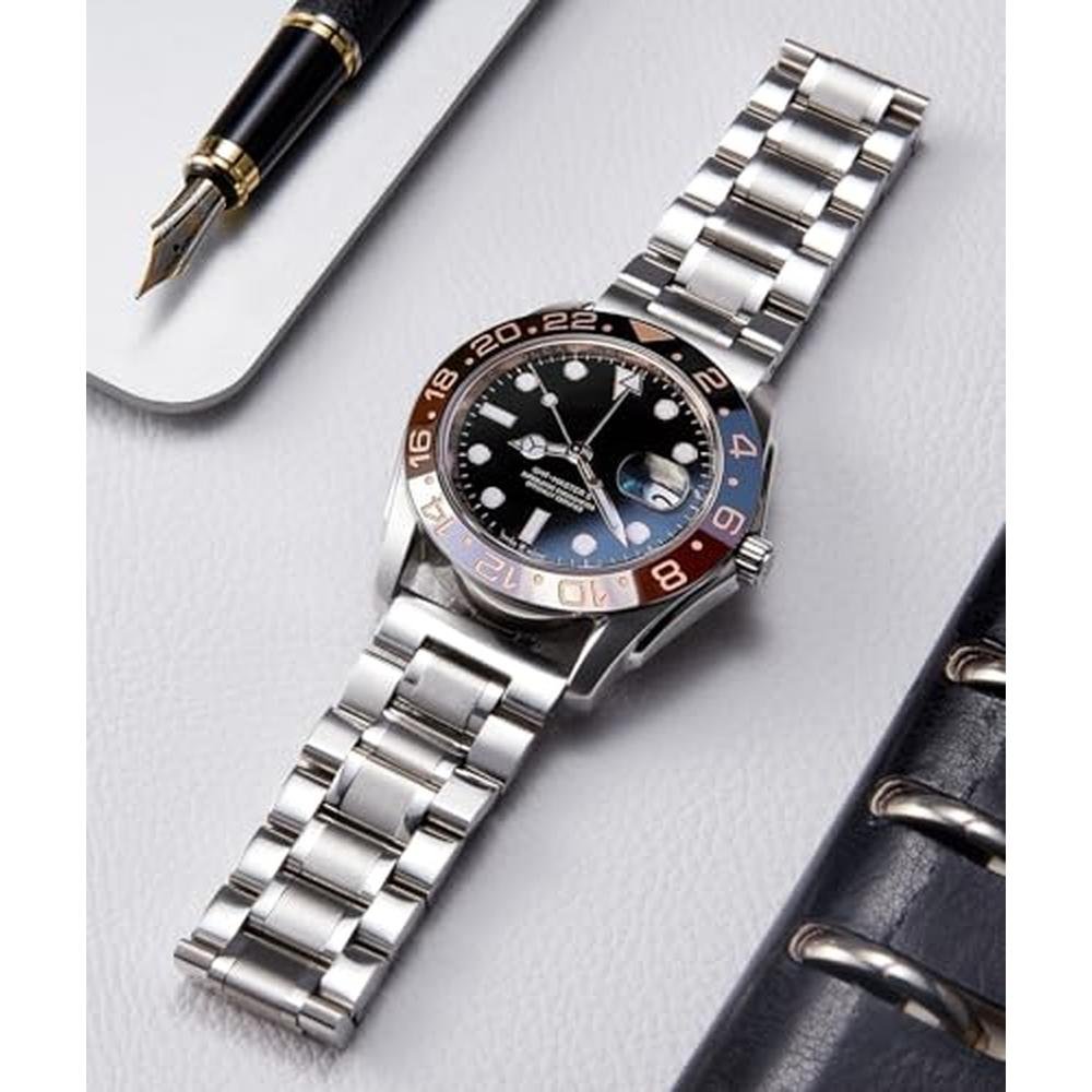 Watch Binlun: Binlun Stainless Steel Watch Bands Quick – Close-up Detail