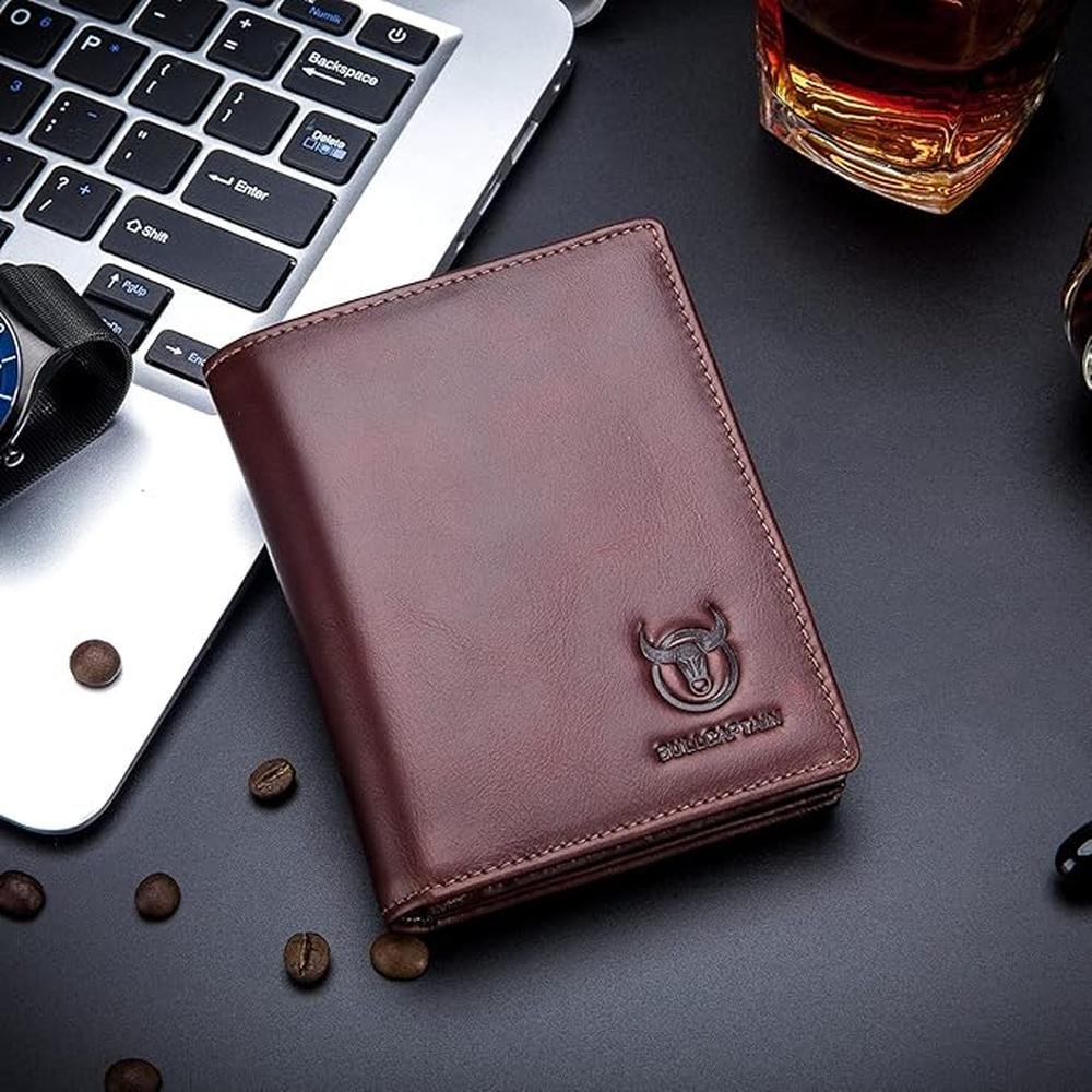 Bullcaptain Large Capacity Wallet – Side View