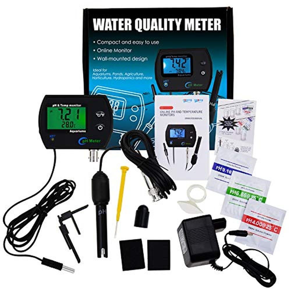 Premium 2-in-1 Combo pH & Temperature Meter for Aquariums – Close-up Detail