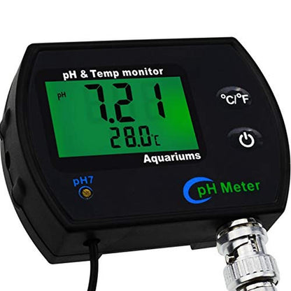 Premium 2-in-1 Combo pH & Temperature Meter for Aquariums – Packaging