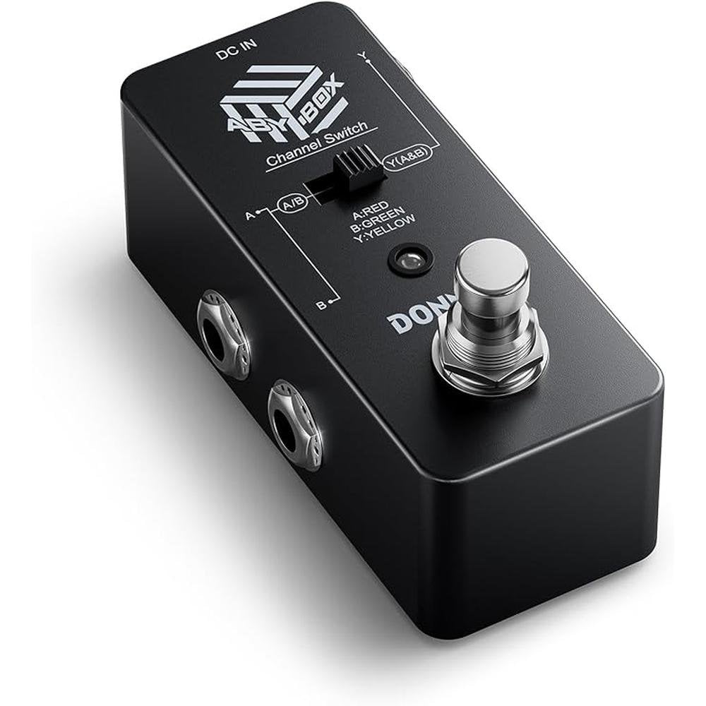 Donner Aby Box Line Selector AB Switch Mini Guitar Effect – Front View