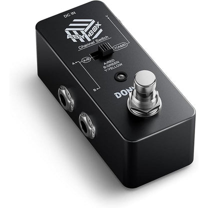 Donner Aby Box Line Selector AB Switch Mini Guitar Effect – Front View
