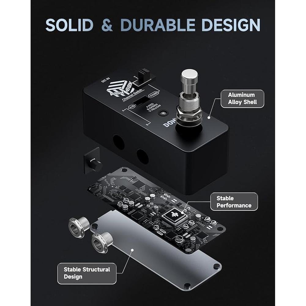 Donner Aby Box Line Selector AB Switch Mini Guitar Effect – Packaging