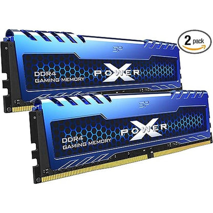 Silicon Power DDR4 RAM 16GB 2x8GB Turbine 3200MHz PC4-25600 – Front View
