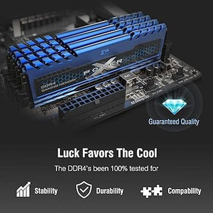 Silicon Power DDR4 RAM 16GB 2x8GB Turbine 3200MHz PC4-25600 – In Use