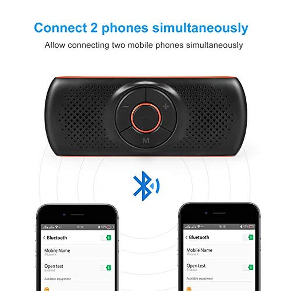 Bluetooth Visor: TIANSHILI Wireless Handsfree Speakerphone – Packaging
