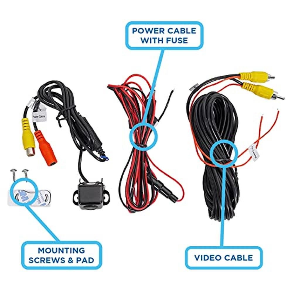 Jensen BUCAM100J: High-Definition Backup Camera for Car and – Packaging