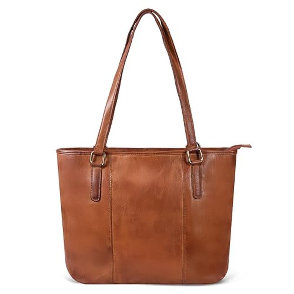 Leather Women's Bag: Premium Leather Tote for Women – Front View