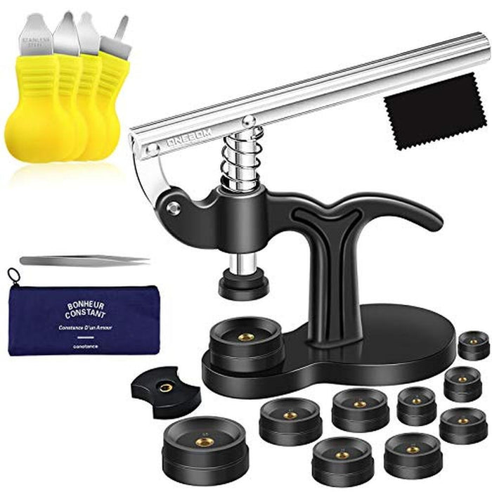 Watch Press: ONEBOM Watch Repair Kit Professional with – Front View