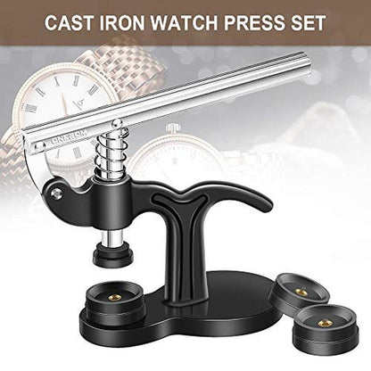 Watch Press: ONEBOM Watch Repair Kit Professional with – Side View