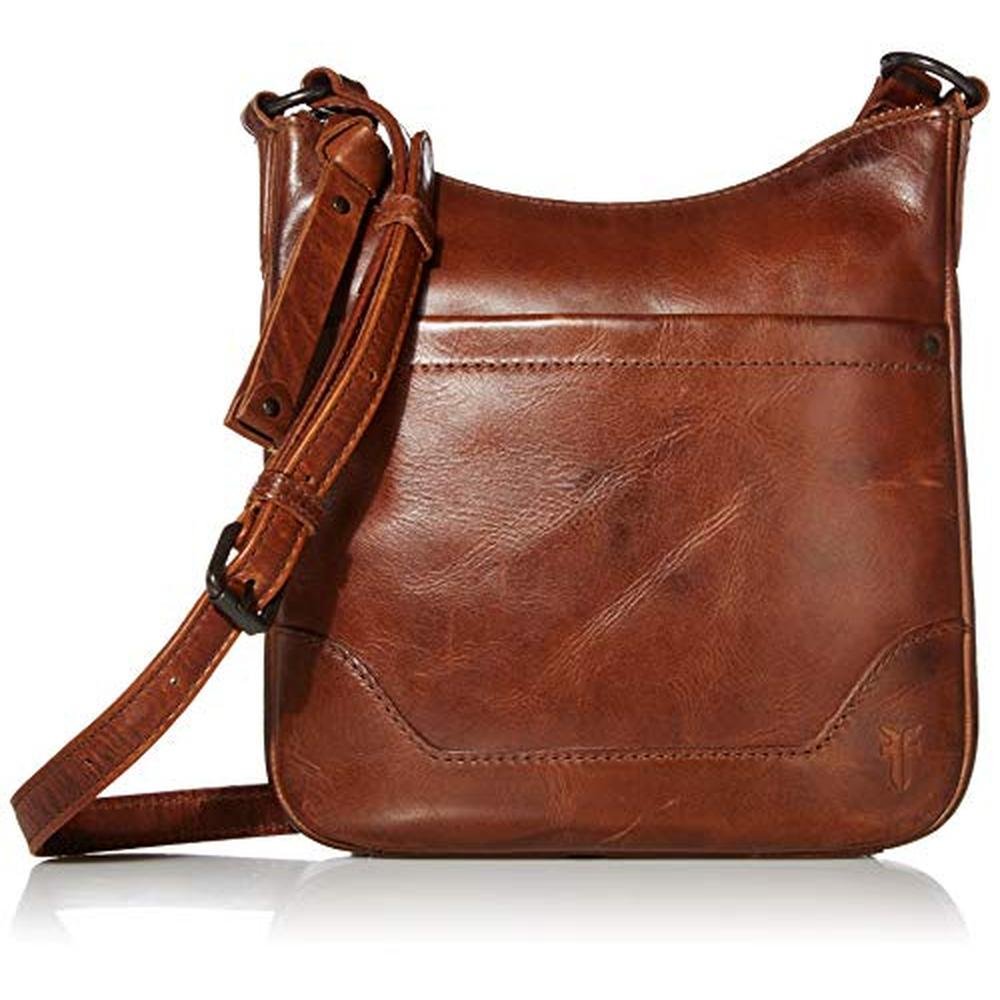 Frye Melissa Swingpack: Frye Melissa Cognac One-Size Bag – Front View