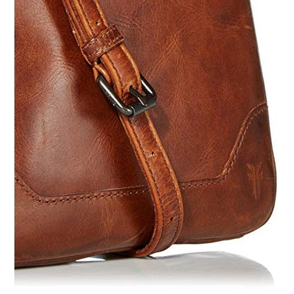 Frye Melissa Swingpack: Frye Melissa Cognac One-Size Bag – Close-up Detail