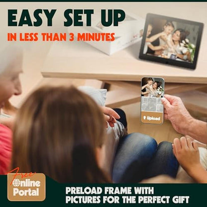 Digital Frame: PixStar 10 Inch WiFi Digital Photo Frame – Side View