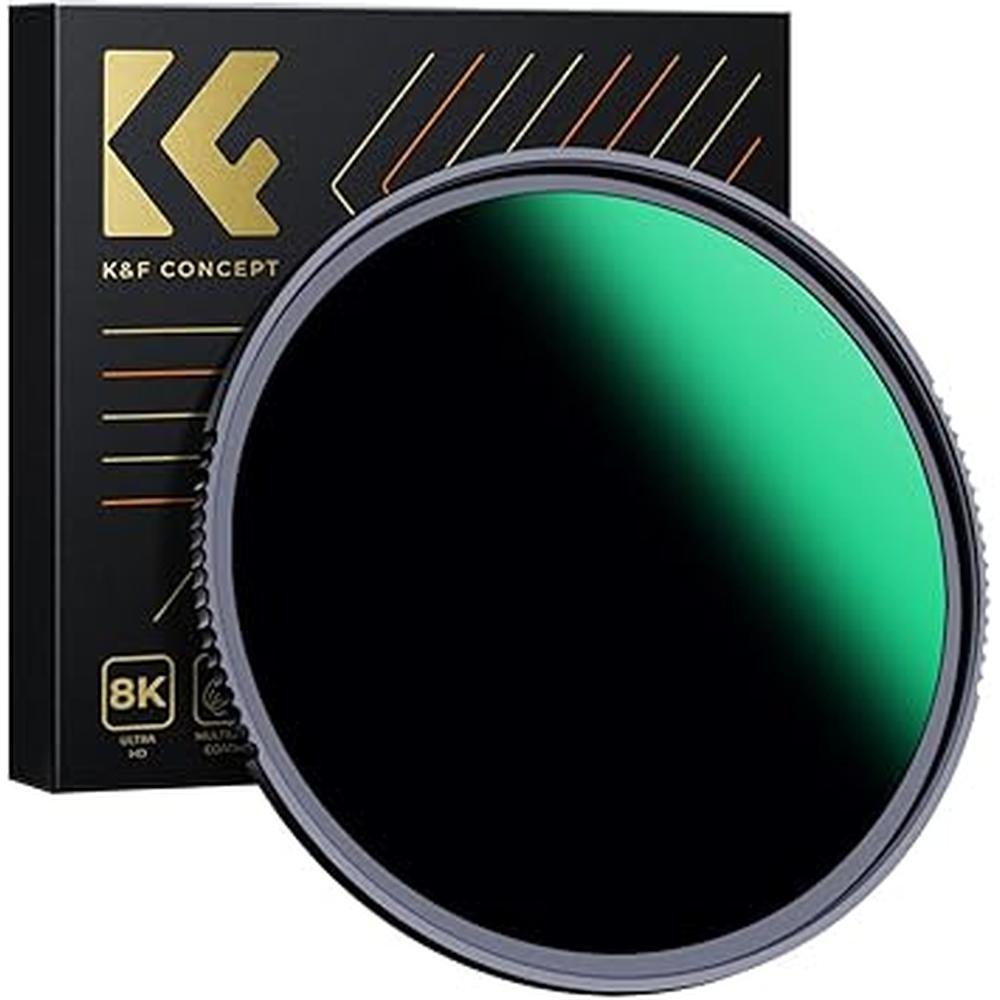 Filter Lens: K&F Concept 40.5mm ND1000 10-Stop Fixed – Front View