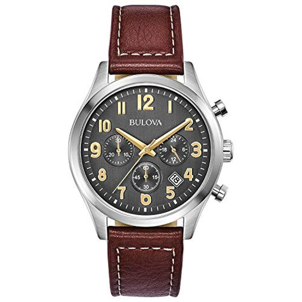 Luxury Timepieces: Bulova Men's Classic Stainless Steel – Front View