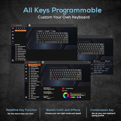 Keyboard Bluetooth: RK Royal Kludge RK61 60 Mechanical – Packaging
