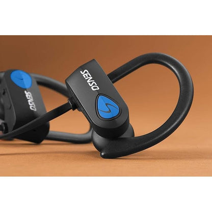 Bluetooth Headphones: Best Wireless Sports Earphones w/Mic – Side View