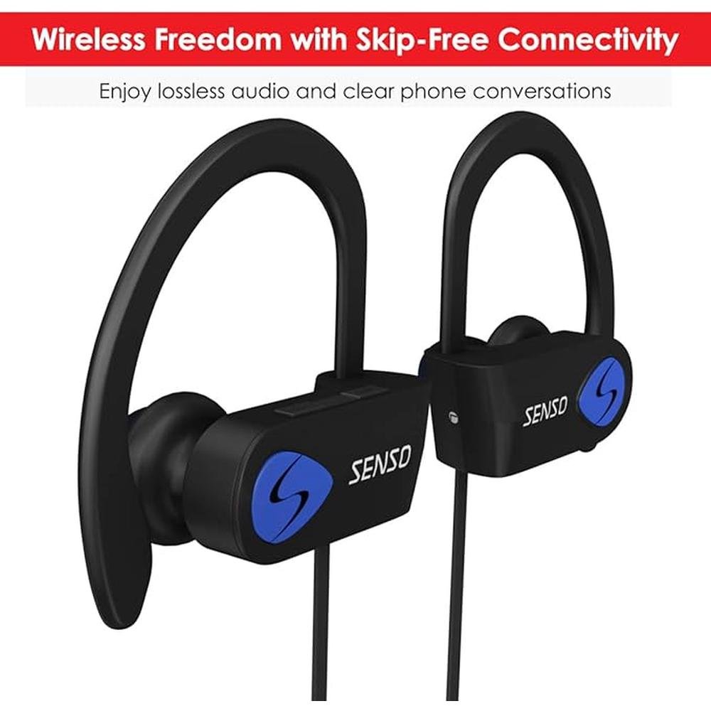 Bluetooth Headphones: Best Wireless Sports Earphones w/Mic – In Use