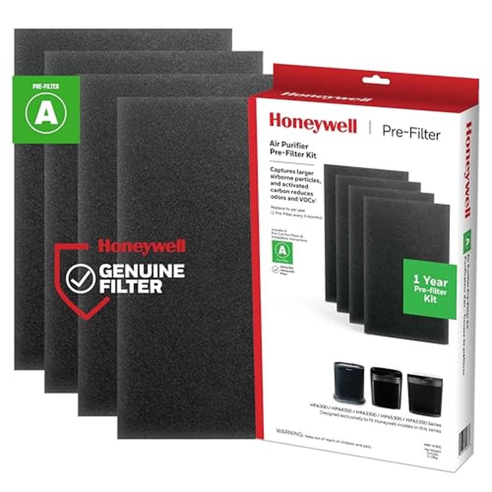 Air Filter: Honeywell HRF-A200 4-Pack Pre Kit Filter – Front View