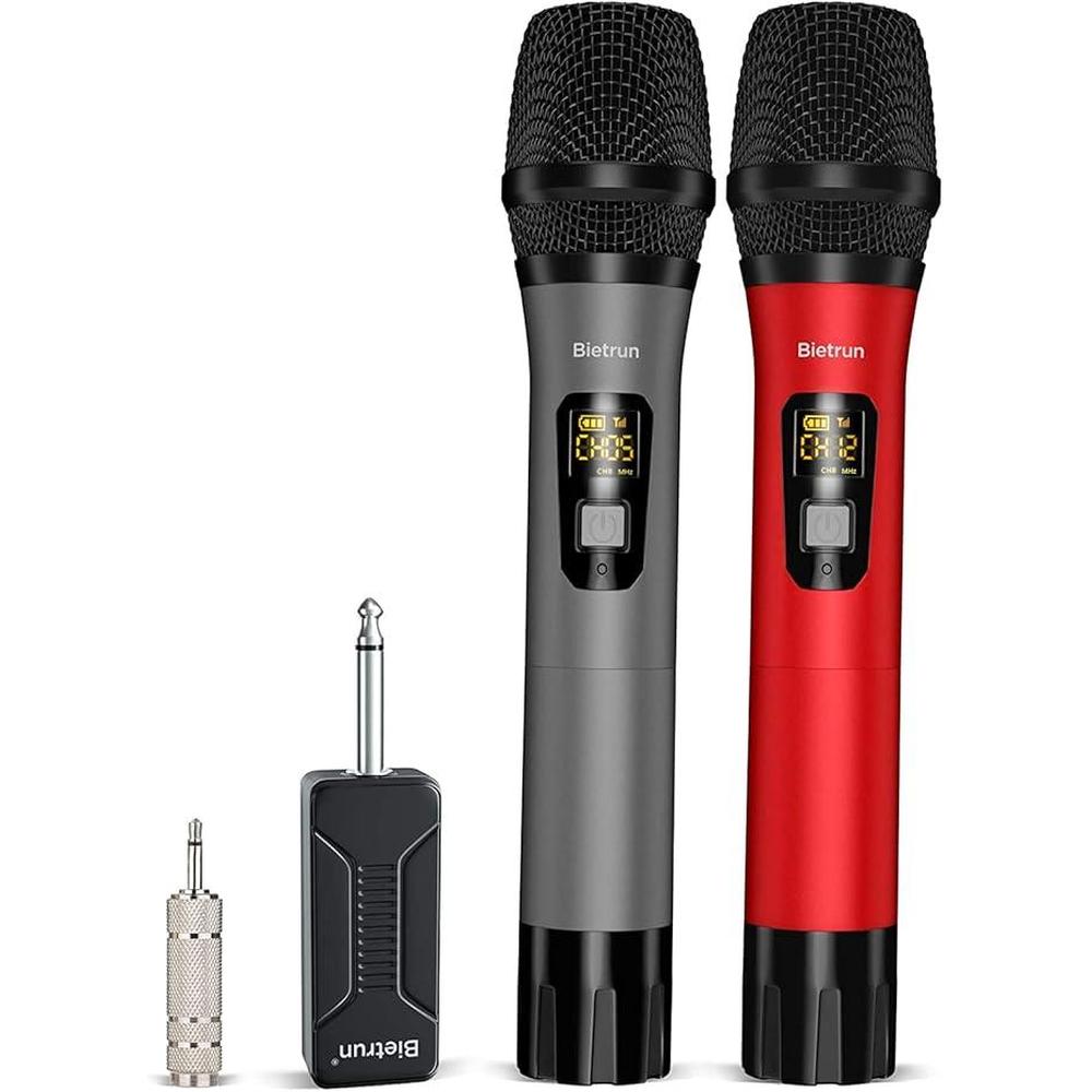 Bietrun Wireless Microphone System – Front View