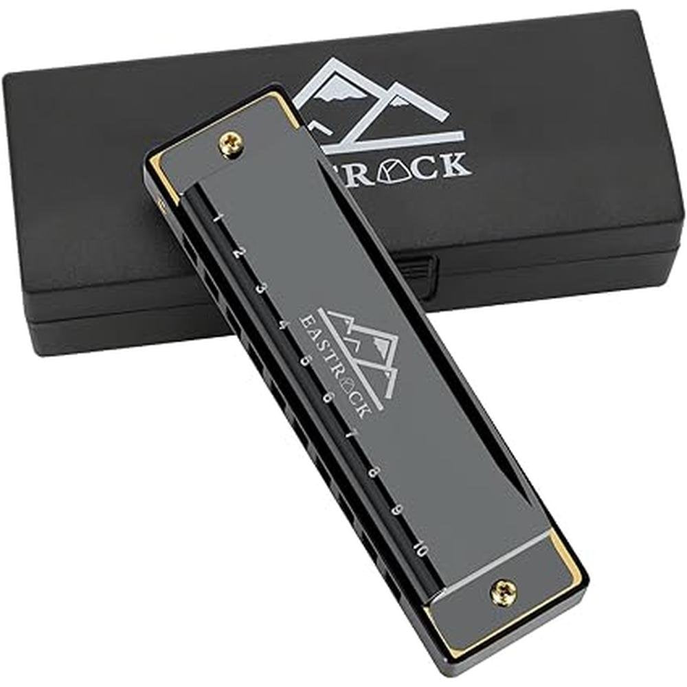 Harmonica EastRock: EastRock Blues Harmonica 10-Hole – Front View